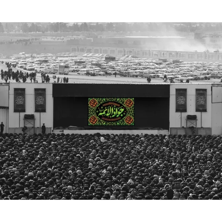 کتیبه مخمل افقی طرح شهادت امام جواد (ع)